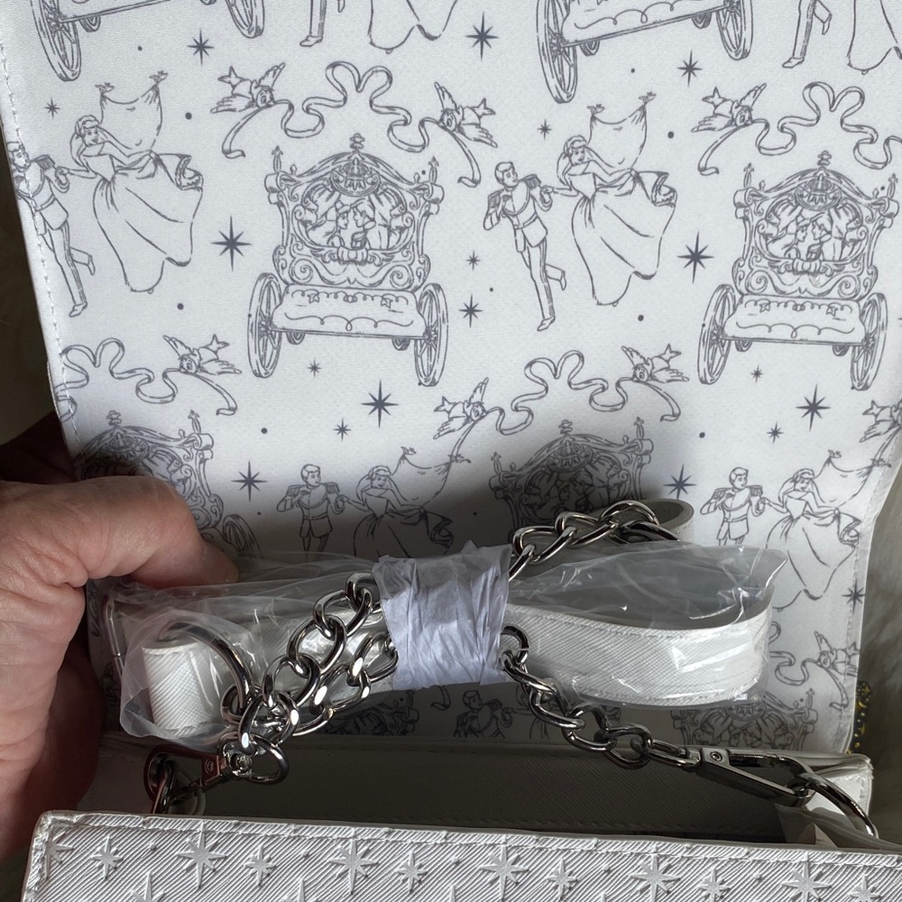 Loungefly White Castle Crossbody Bag - Picture 6 of 8